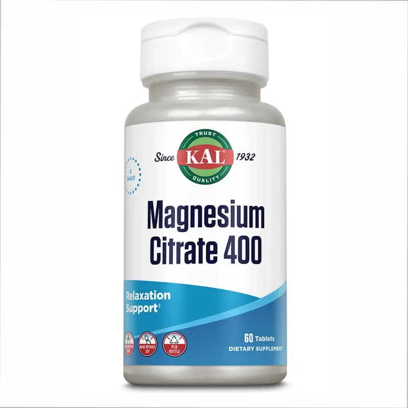 KAL Magnesium Citrate 400 мг, 60 табл.