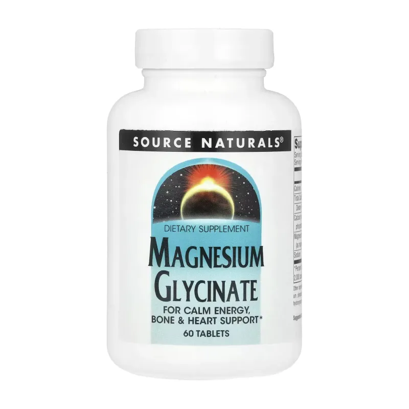 Source Naturals Magnesium Glycinate, 60 табл.