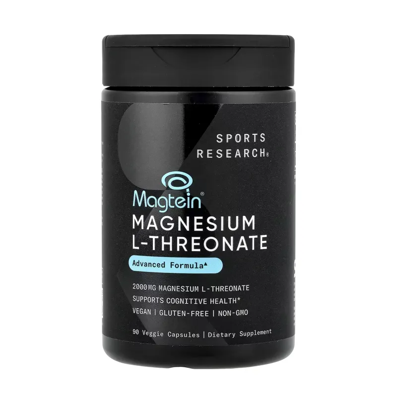 Sports Research Magnesium L-Threonate 2000 мг, 90 вег. капс.