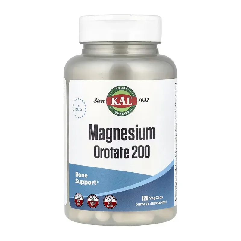 KAL Magnesium Orotate 200 мг, 120 вег. капс.