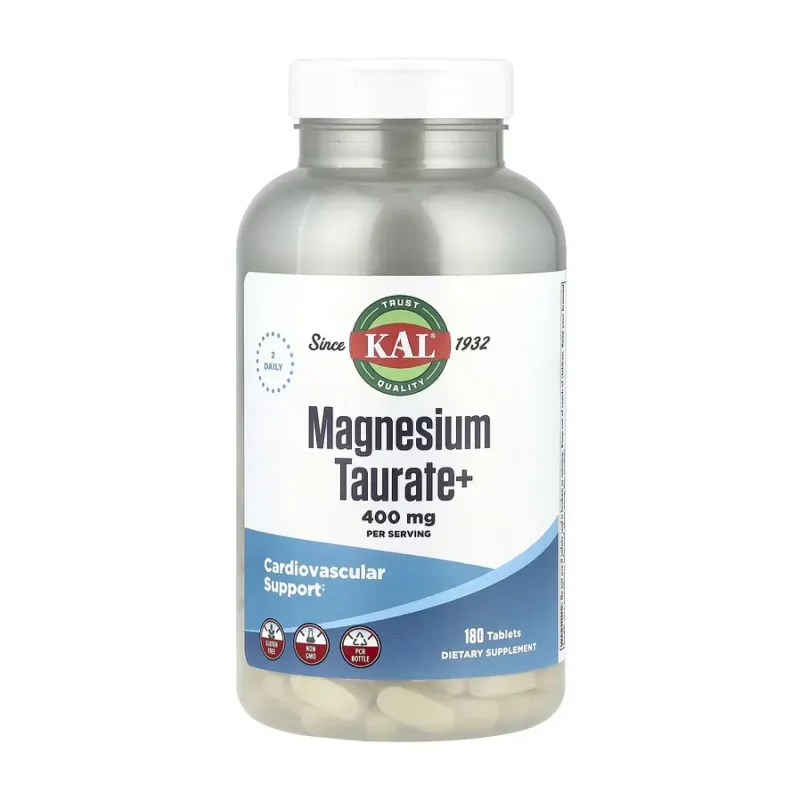 KAL Magnesium Taurate 400 мг, 180 табл.