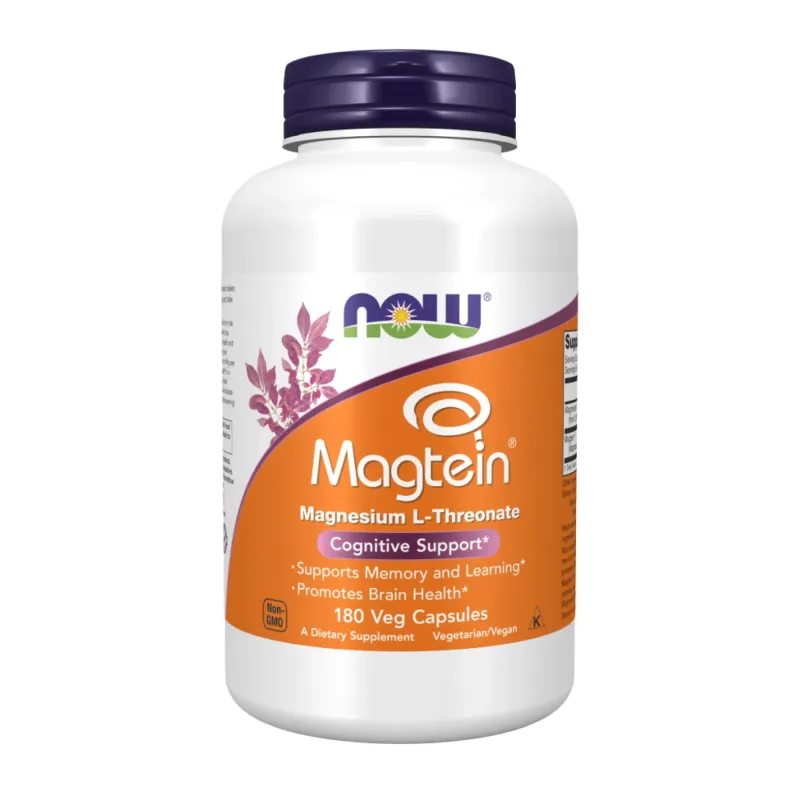NOW Foods Magtein, 180 вег. капс.