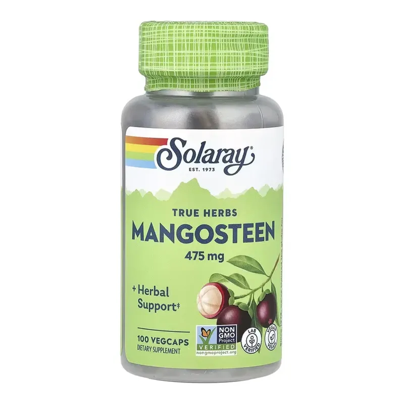 Solaray Mangosteen Fruit 475 мг, 100 вег. капс.