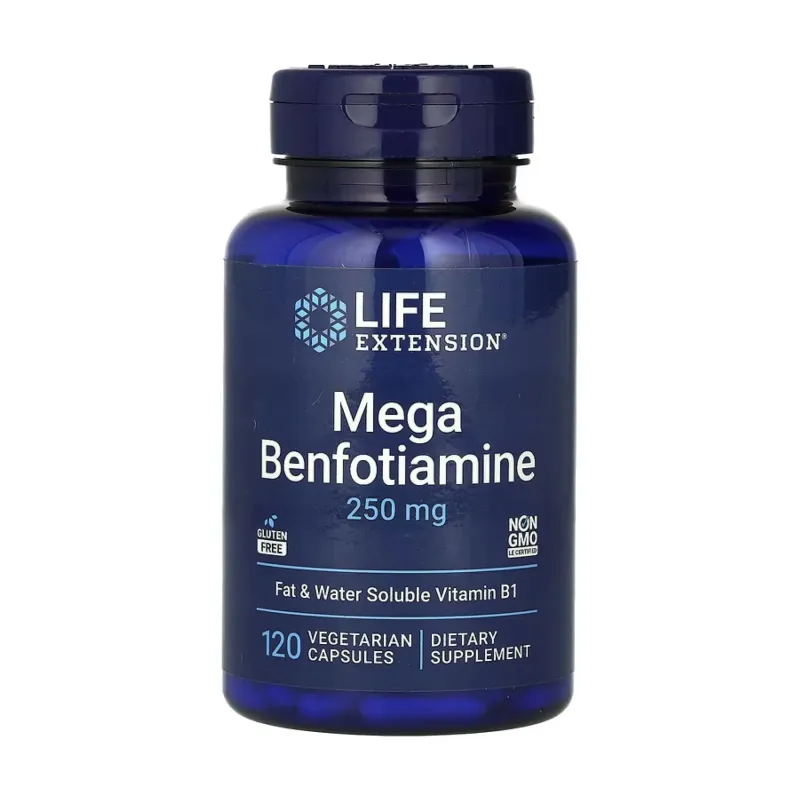 Life Extension Mega Benfotiamine 250 мг, 120 вег. капс.