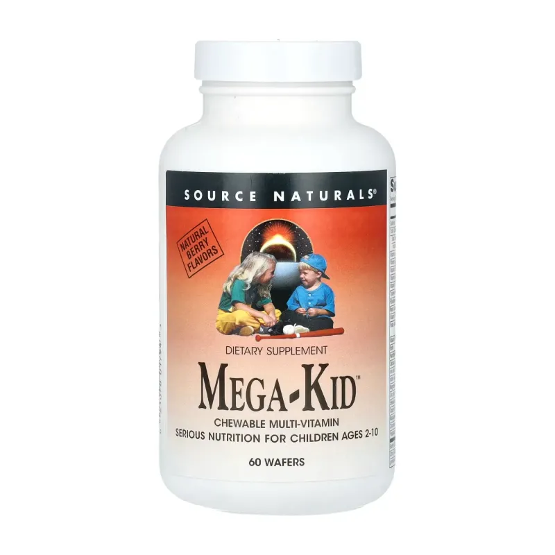 Source Naturals Mega-Kid™, 60 шт., Ягоди