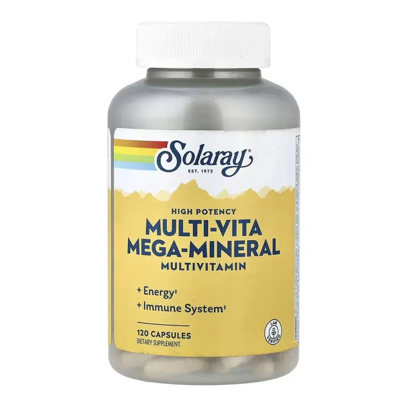 Solaray Mega-Mineral Multi-Vitamin, 120 капс.