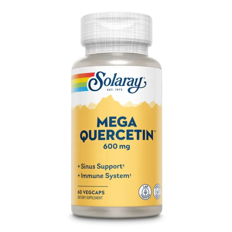 Solaray Mega Quercetin 600 мг, 60 вег. капс.