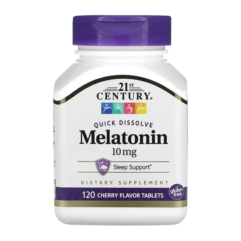 21st Century Melatonin 10 мг Quick Dissolve, 120 табл.