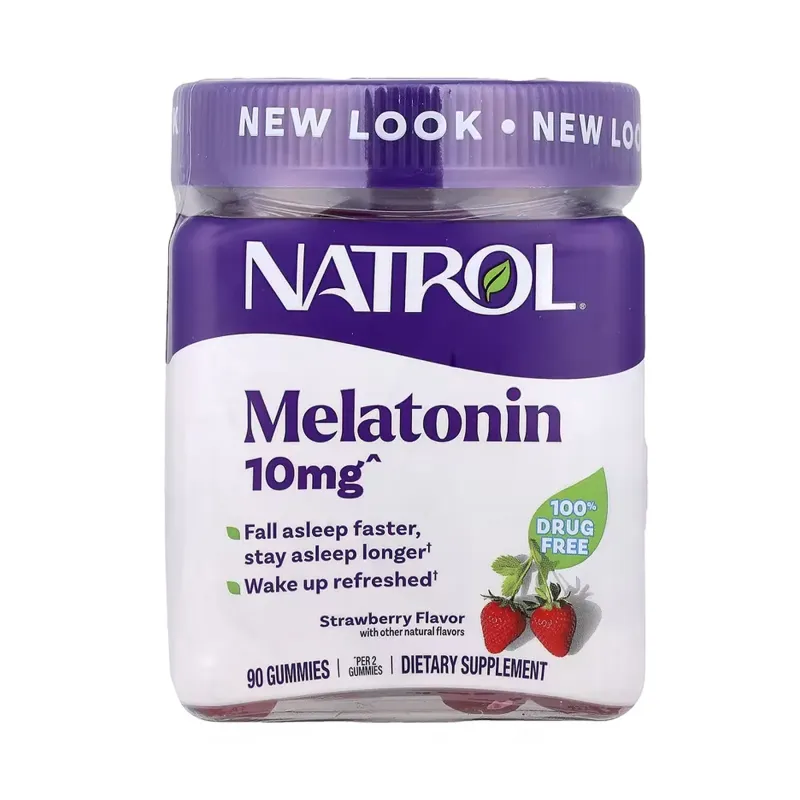 Natrol Melatonin 10 мг, жувальні таблетки, 90 жув. цукерок