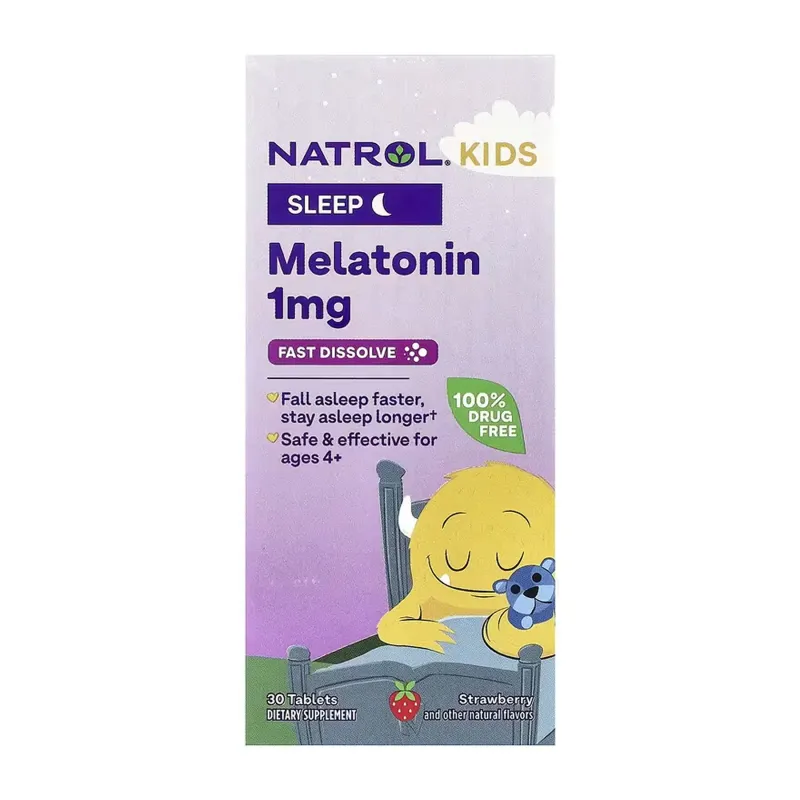 Natrol Kids Melatonin 1 мг, 30 табл.