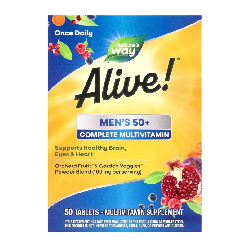 Nature's Way Men's 50+ Complete Multivitamin, 50 табл.
