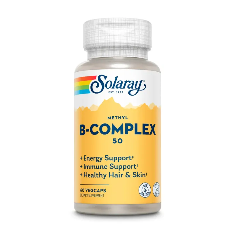 Solaray Methyl B-Complex 50 мг, 60 вег. капс.