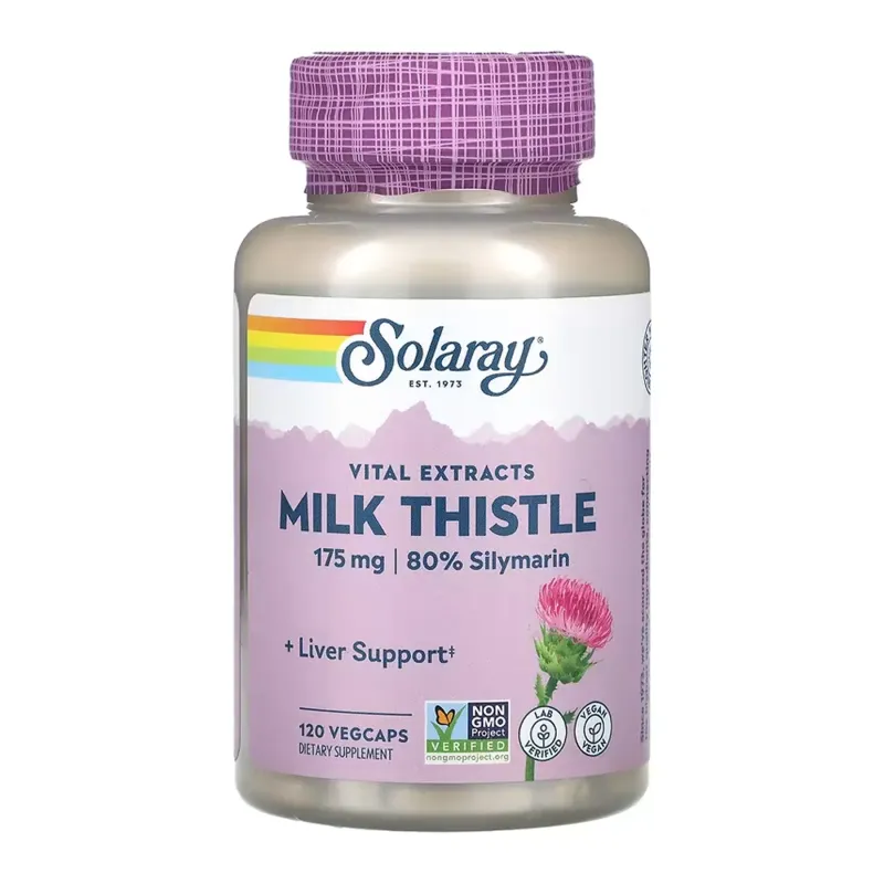 Solaray Milk Thistle Seed Extract 175 мг, 120 вег. капс.