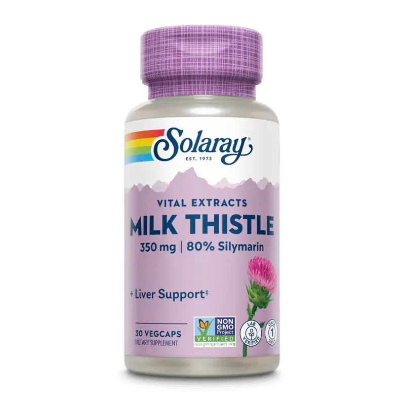 Solaray Milk Thistle Seed Extract One 350 мг, 30 вег. капс.