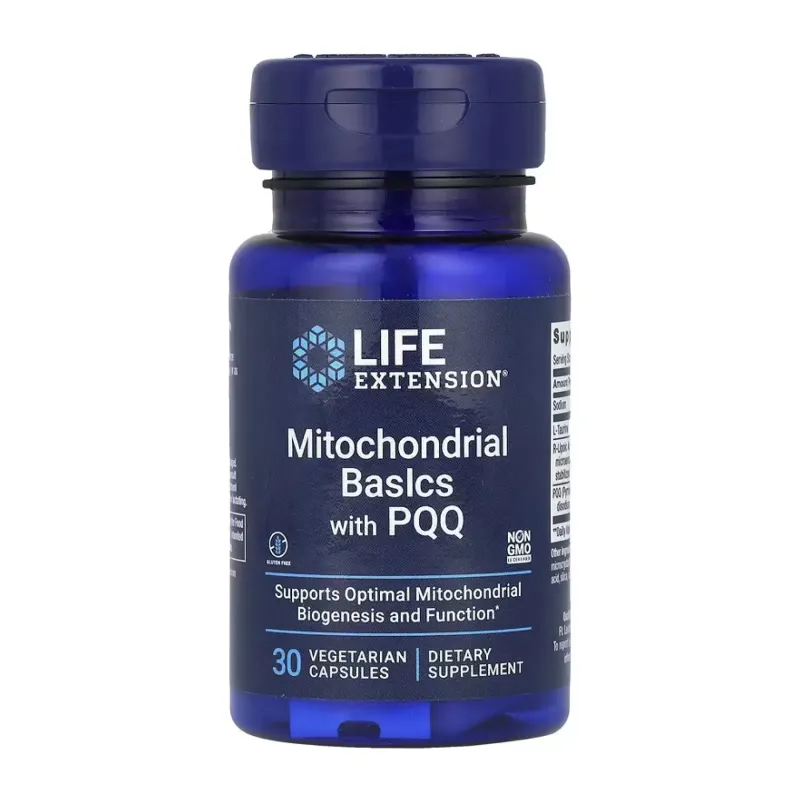 Life Extension Mitochondrial Basics with PQQ, 30 вег. капс.