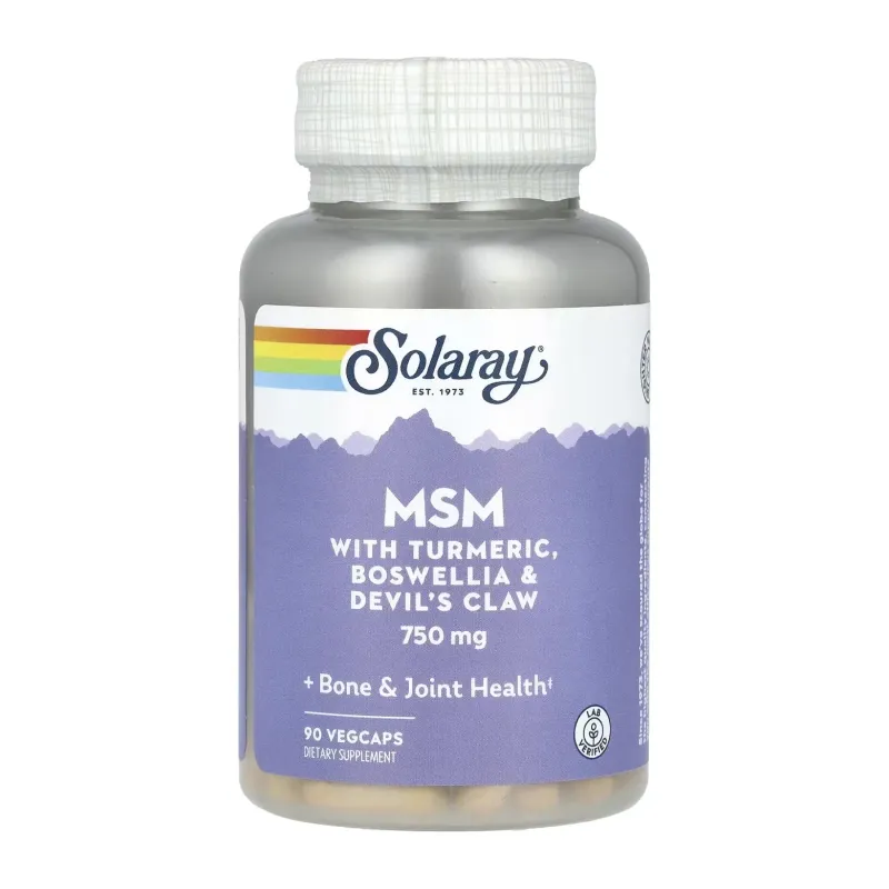 Solaray MSM 750 мг, 90 капс.