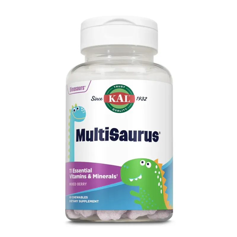 KAL MultiSaurus, 60 жув. табл., Ягідний мікс