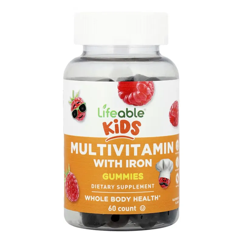 Lifeable Multivitamin with Iron Kids, 60 жув. цукерок