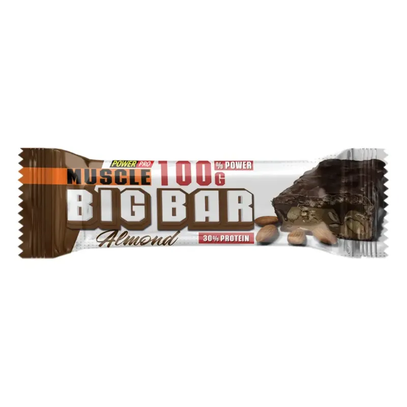 Power Pro Muscle Big Bar 30%, 10 × 100 г, Мигдаль