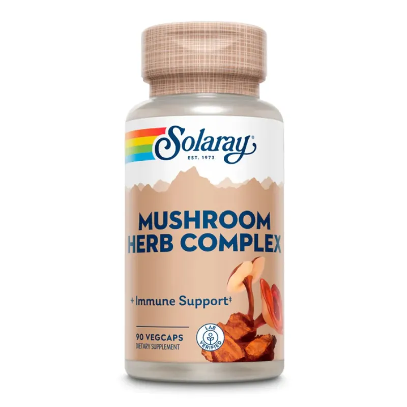 Solaray Mushroom Herb Complete, 90 вег. капс.