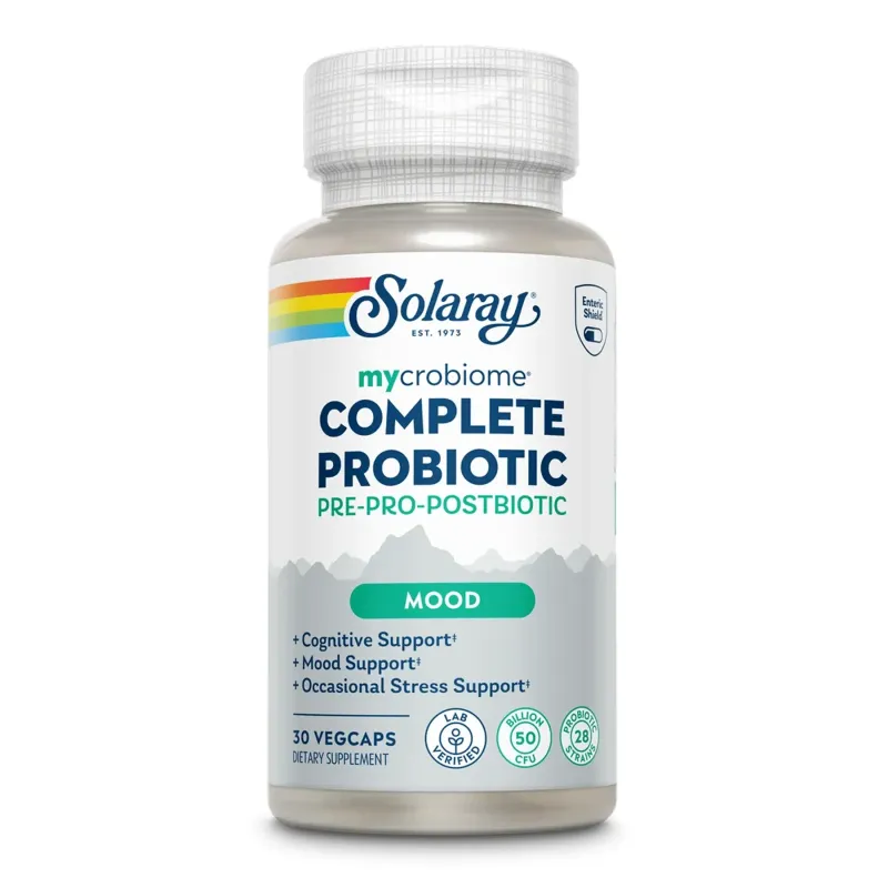 Solaray Mycrobiome Complete Probiotic Mood, 30 вег. капс.