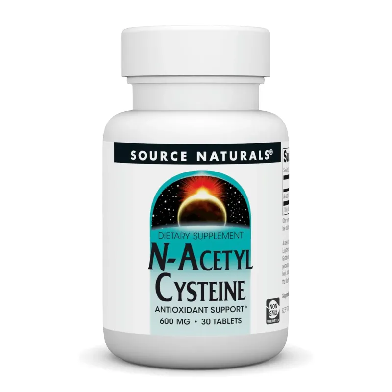 Source Naturals N-Acetyl Cysteine 600 мг, 30 табл.