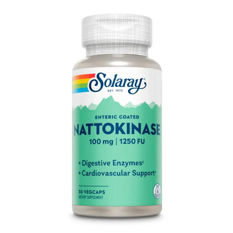 Solaray Nattokinase 100 мг, 30 вег. капс.