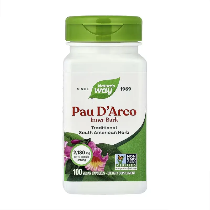 Nature's Way Pau D'Arco Inner Bark, 100 вег. капс.