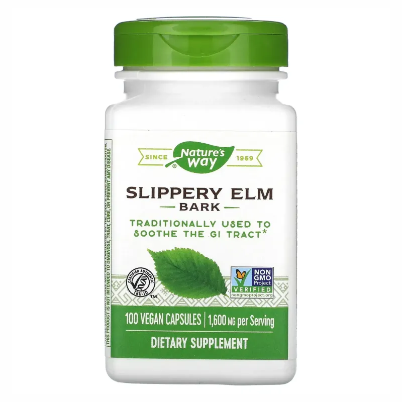 Nature's Way Slippery Elm Bark, 100 вег. капс.