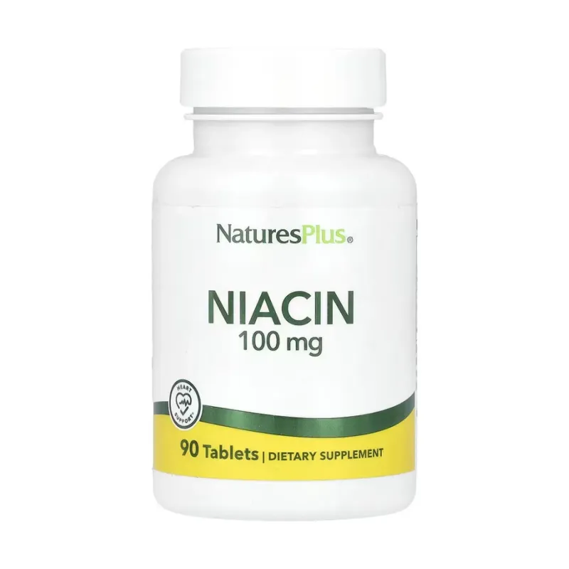 Nature's Plus Niacin 100 мг, 90 табл.