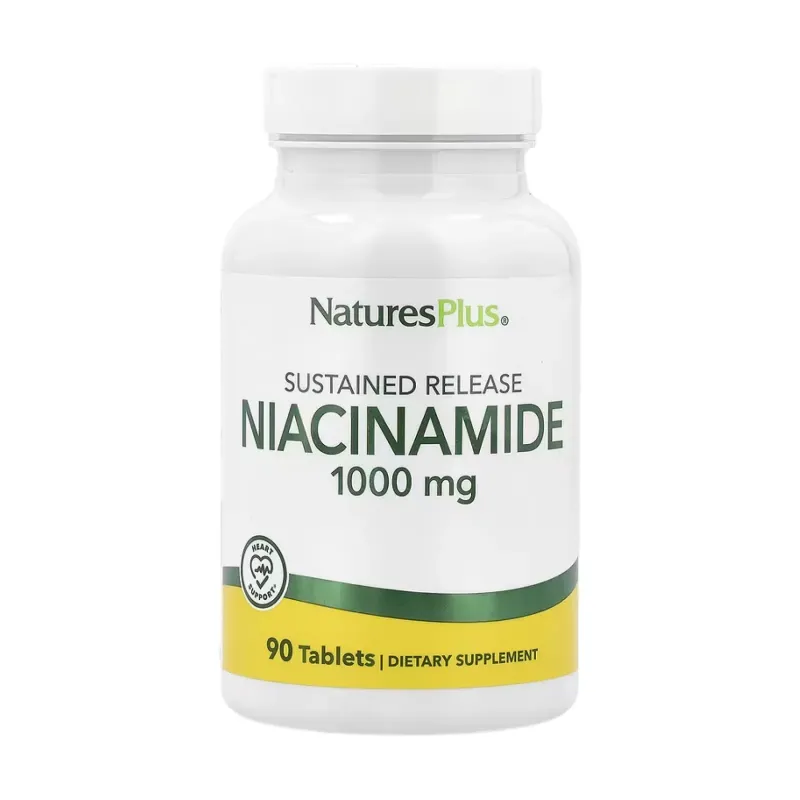 Nature's Plus Niacinamide 1000 мг, 90 табл.