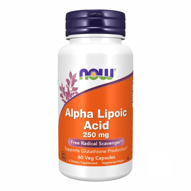 NOW Foods Alpha Lipoic Acid 250 мг, 60 вег. капс.