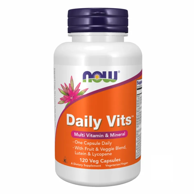 NOW Foods Daily Vits Multi, 120 вег. капс.