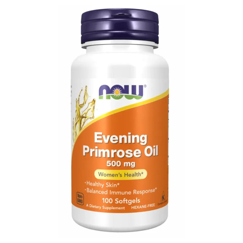 NOW Foods Evening Primrose 500 мг, 100 гел. капс.