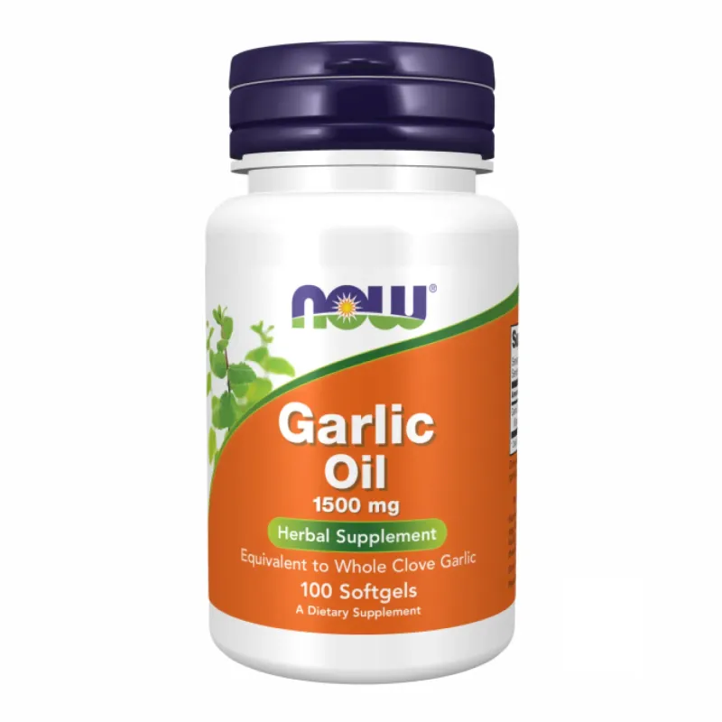 NOW Foods Garlic Oil 1500 мг, 100 гел. капс.