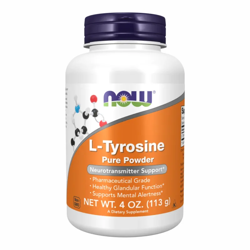 NOW Foods L-Tyrosine Powder, 113 г