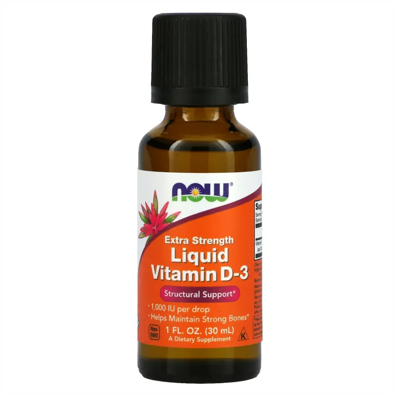 NOW Foods VIT D-3 Liquid, 30 мл