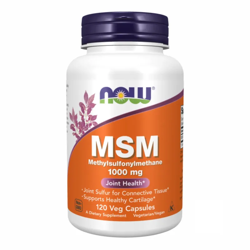 NOW Foods M.S.M 1000 мг, 120 вег. капс.