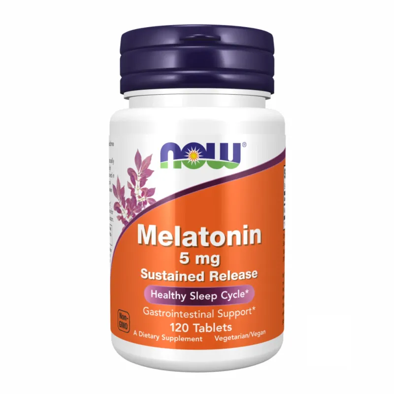 NOW Foods Melatonin 5 мг, 120 табл.