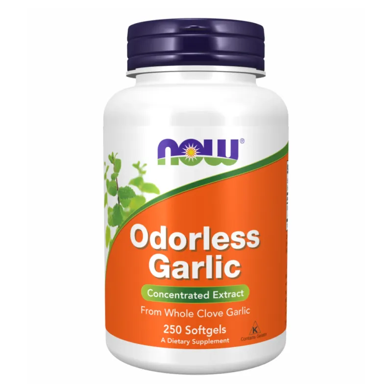 NOW Foods Odorless Garlic Orig, 250 гел. капс.