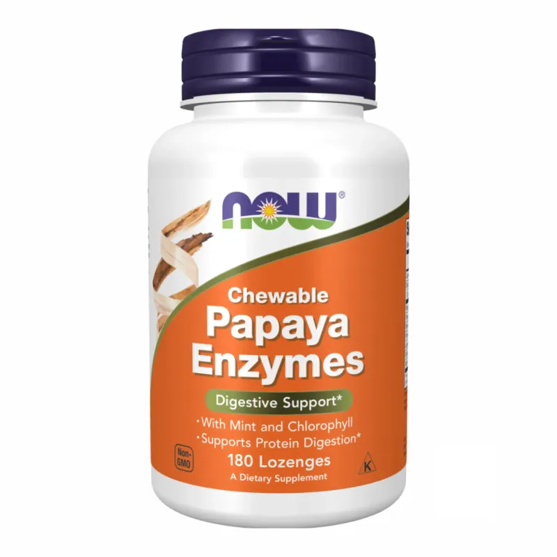 NOW Foods Papaya Enzyme, 180 табл.