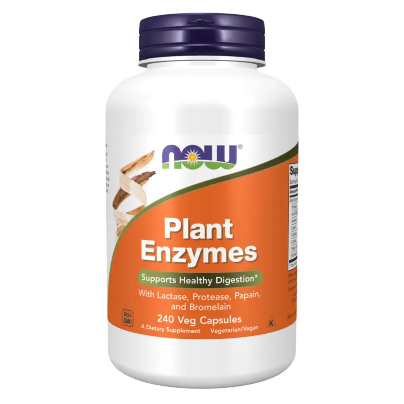 NOW Foods Plant Enzymes, 240 вег. капс.
