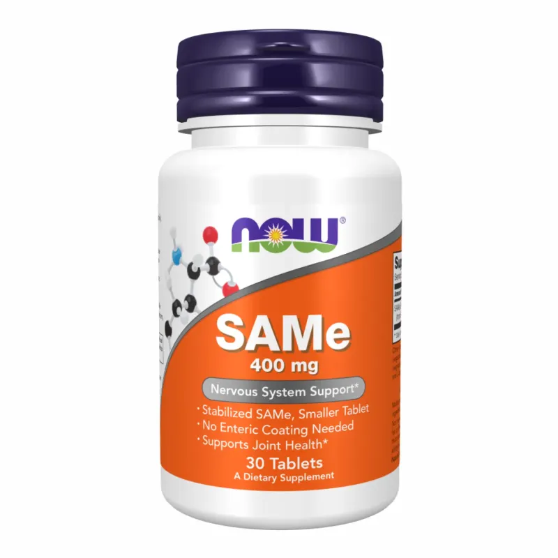 NOW Foods SAM-E 400 мг, 30 табл.