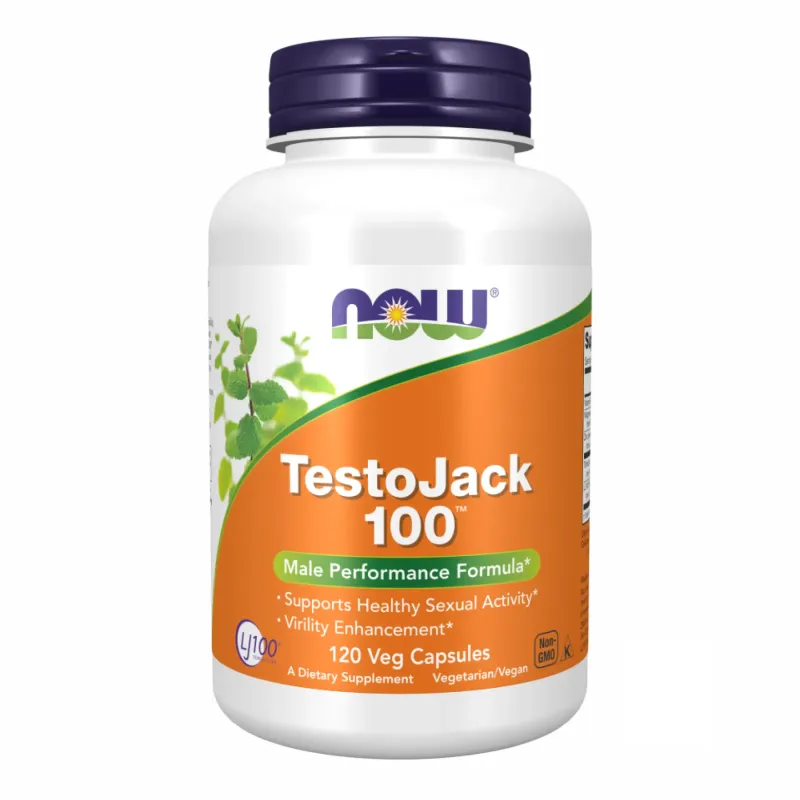 NOW Foods Testo Jack 100, 60 вег. капс.