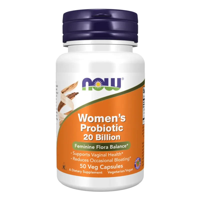 NOW Foods Women's Probiotic 20 Bln, 50 вег. капс.