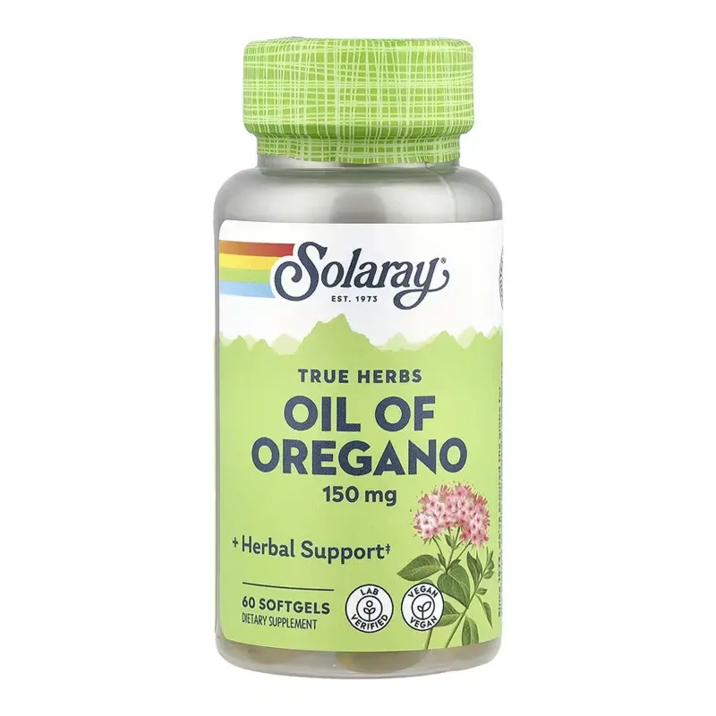 Solaray Oil of Oregano 150 мг, 60 гел. капс.