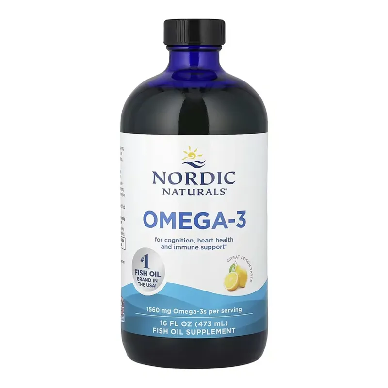 Nordic Naturals Omega-3, рідина, 473 мл, Лимон