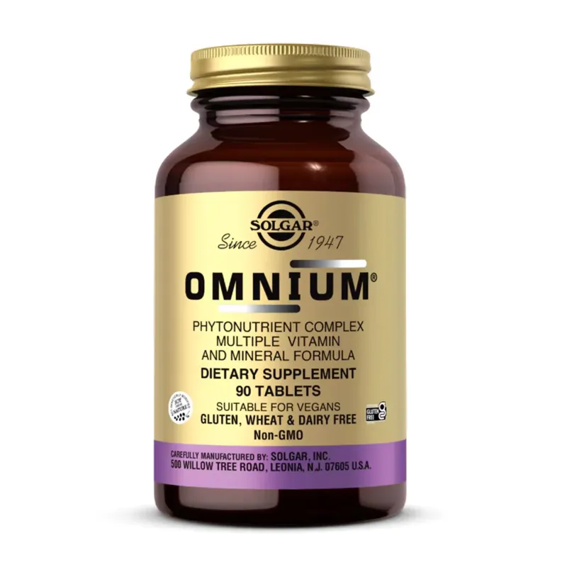 Solgar Omnium® Phytonutrient Complex Multiple Vitamin & Mineral Formula, 90 табл.