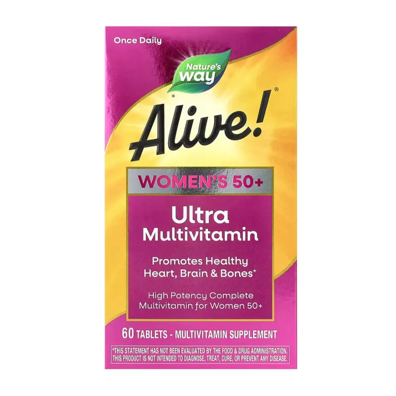 Nature's Way Once Daily Women 50+ Ultra Multivitamin, 60 табл.