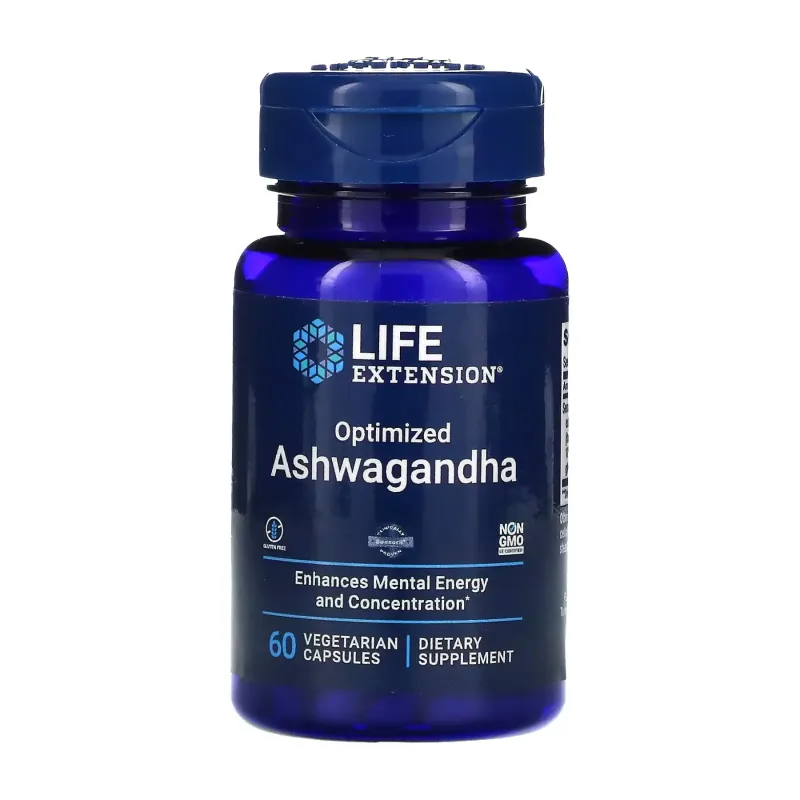 Life Extension Optimized Ashwagandha, 60 вег. капс.
